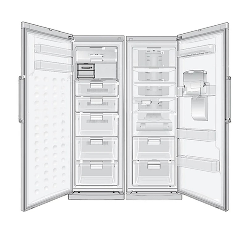 یخچال فریزر دوقلو 40 فوت سام مدل RR65-RZ65