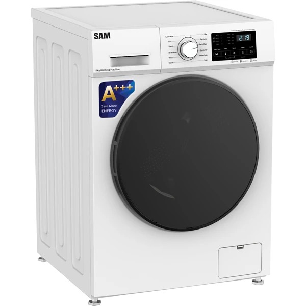 ماشین لباسشویی سام مدل UN-Q1435 ظرفیت 8 کیلوگرم